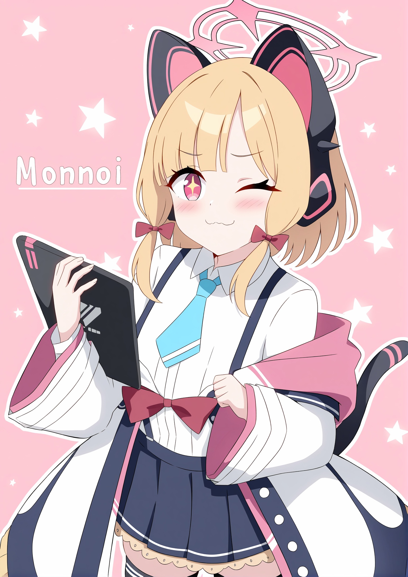 1girl,  momoi \(blue archive\),  blue archive on Tensor.Art