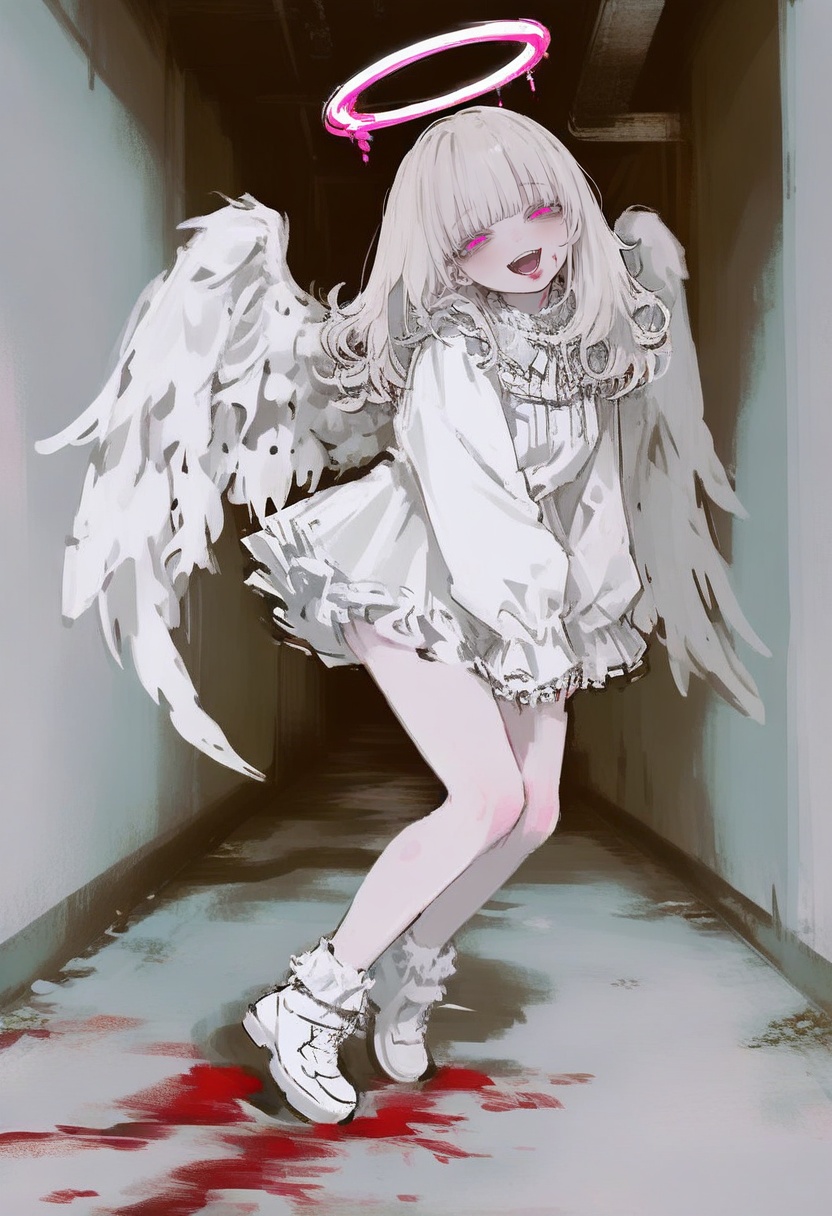1girl,  halo,  solo on Tensor.Art