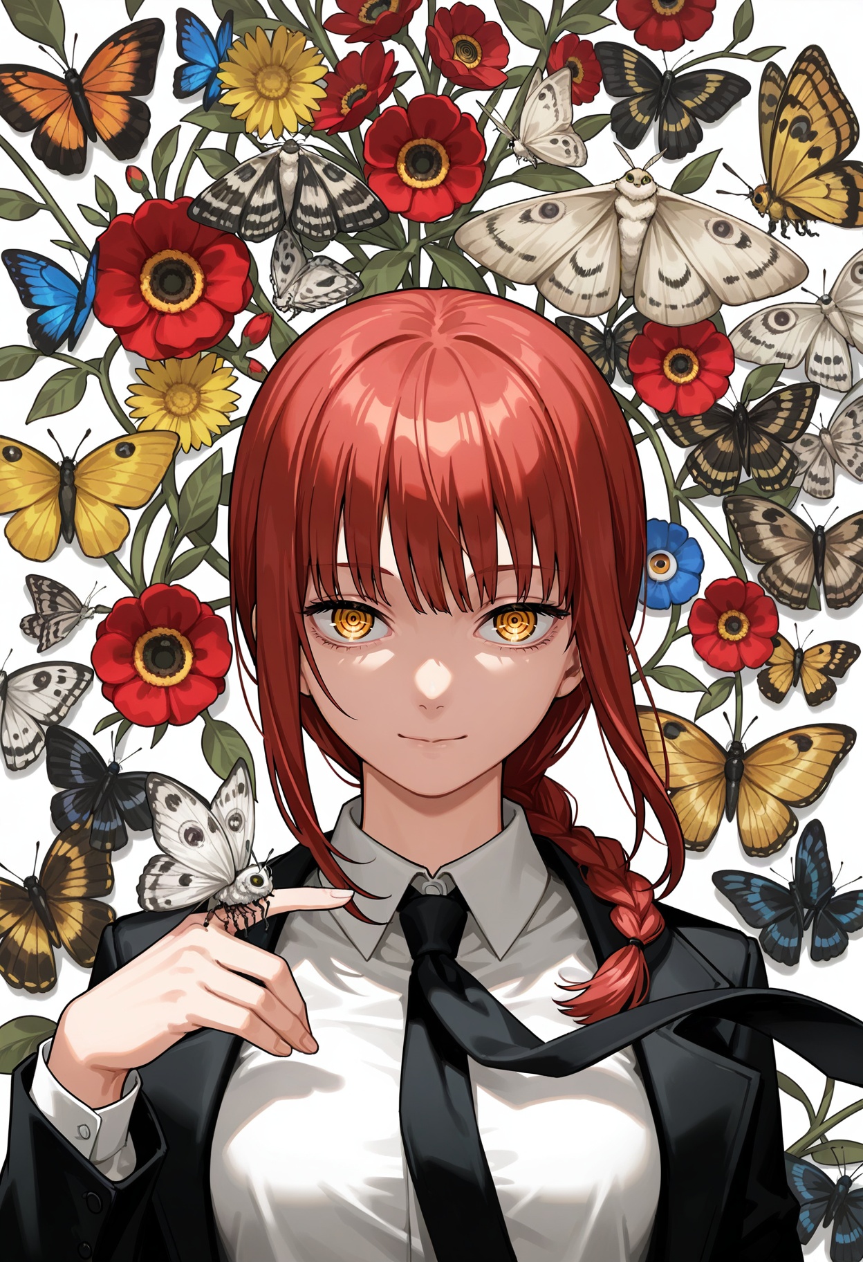 1girl,  makima \(chainsaw man\),  chainsaw man on Tensor.Art