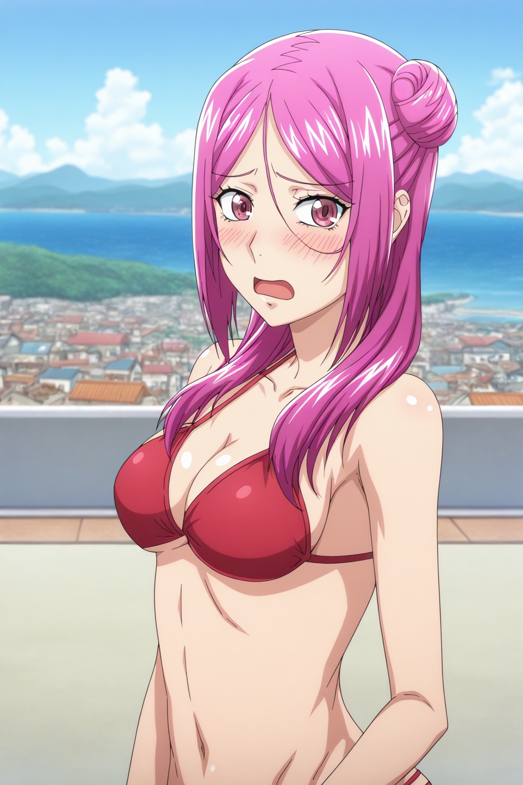Sakurako Busujima,  medium breasts,  1girl on Tensor.Art