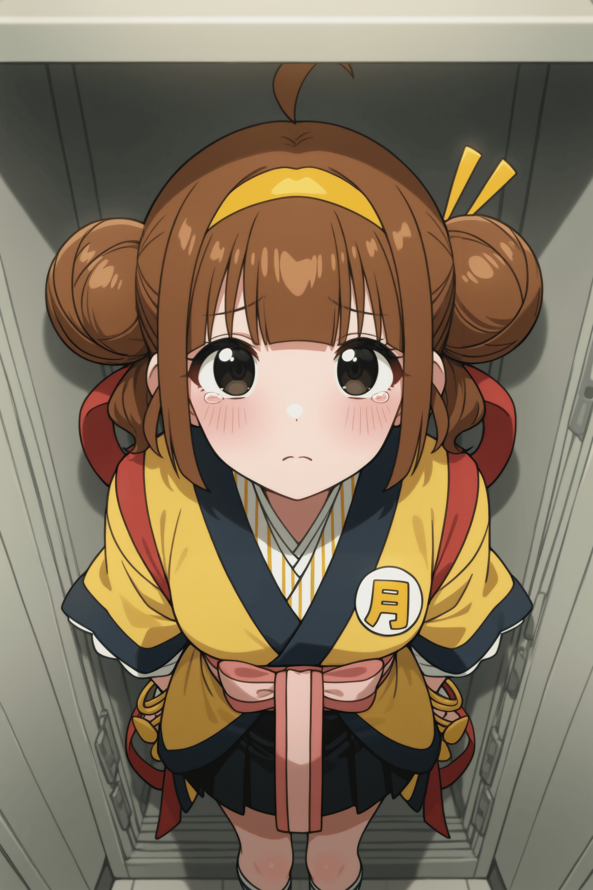 1girl,  imadake tsukimi tabemi,  brown hair on Tensor.Art