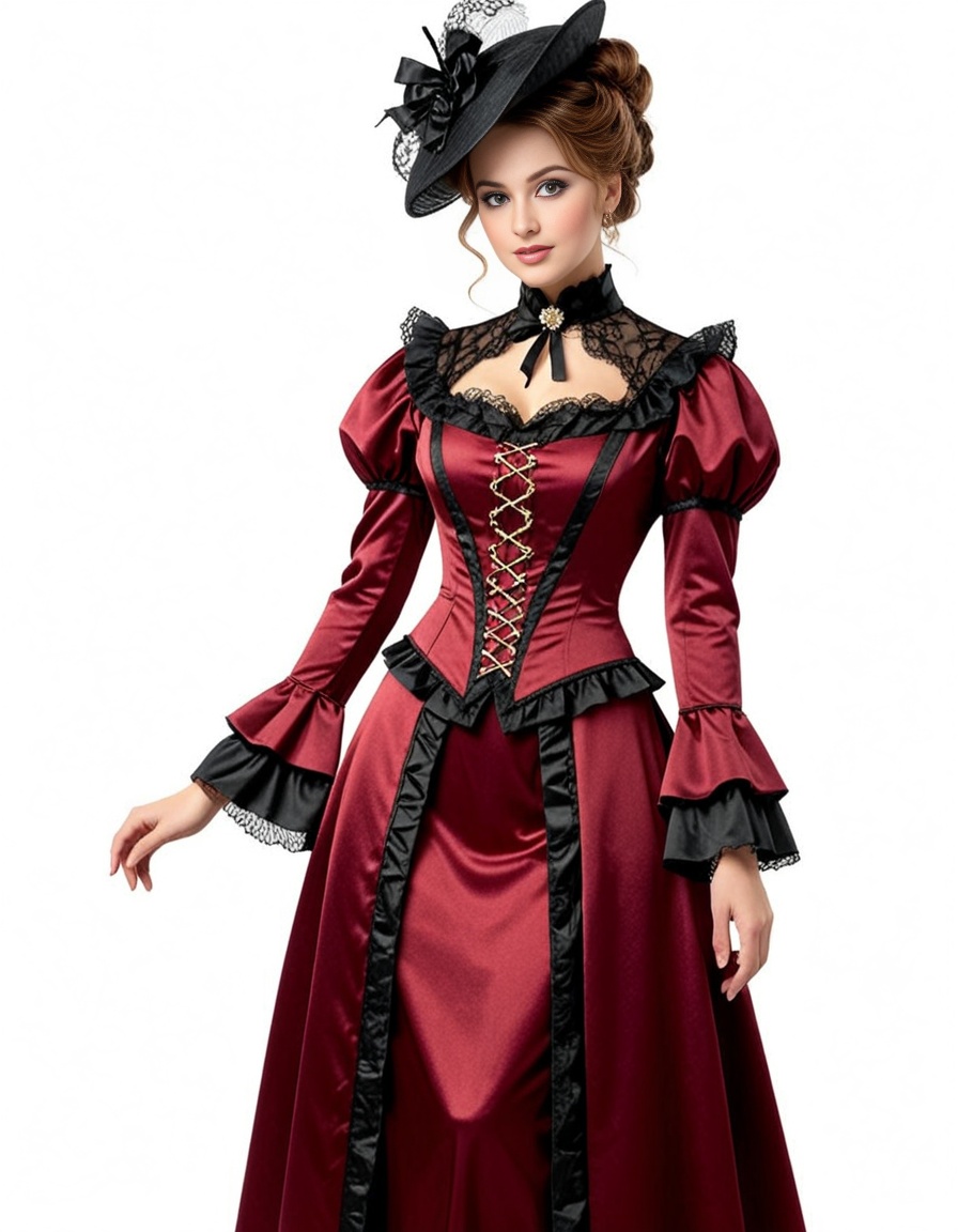 victorian style costume on Tensor.Art