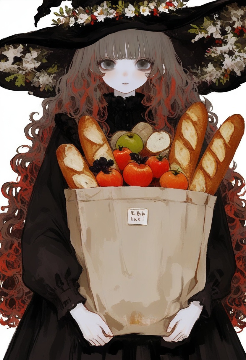 food,  solo,  1girl on Tensor.Art