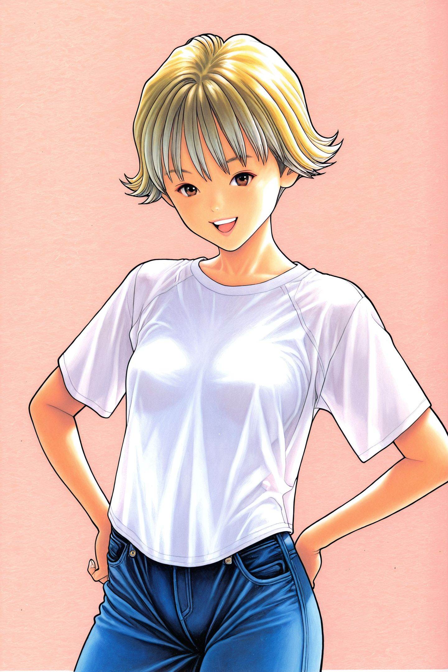 Katsura Masakazu Style,  Akiba Itsuki,  1girl on Tensor.Art