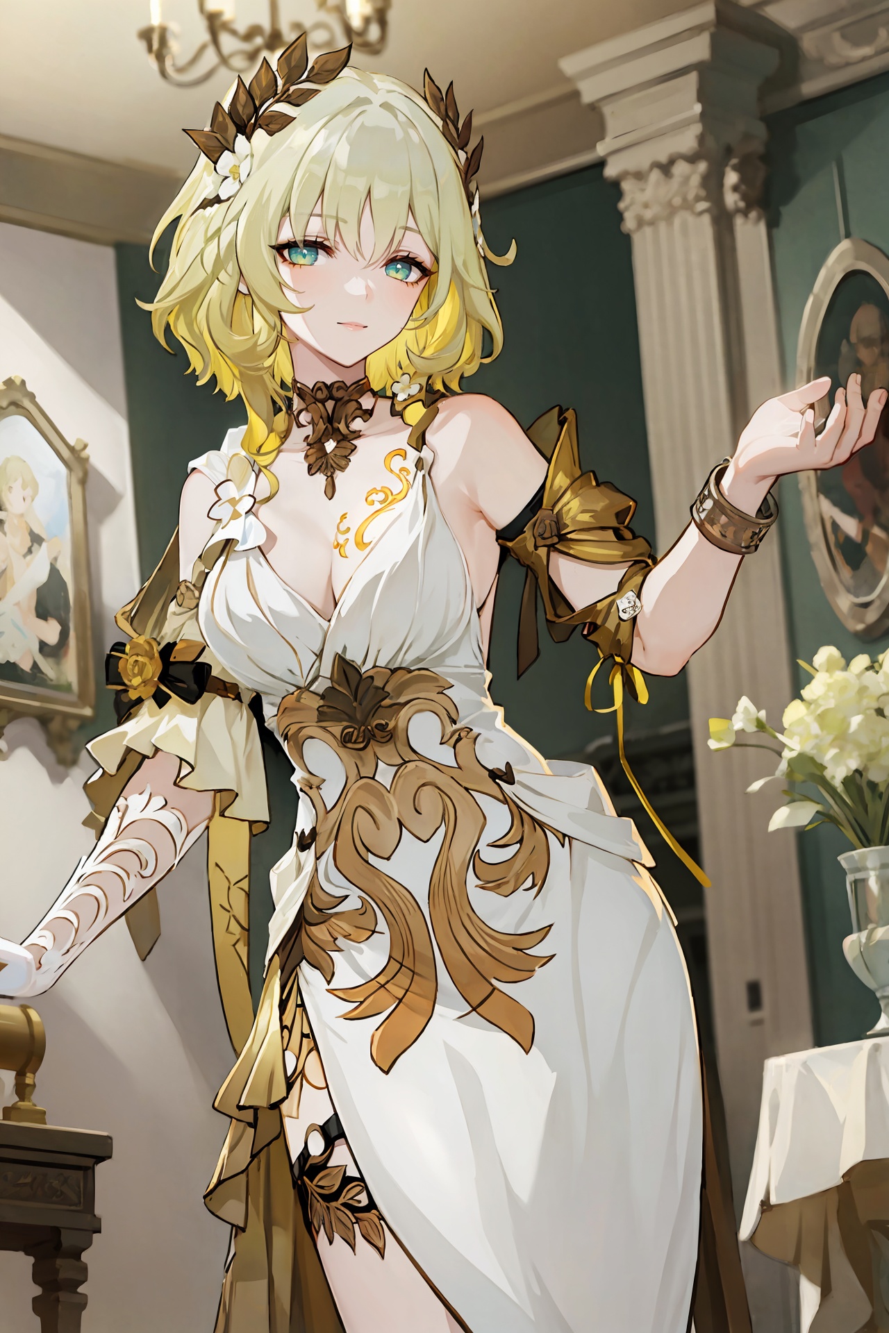 1girl,  solo,  aglaea \(honkai: star rail\) on Tensor.Art