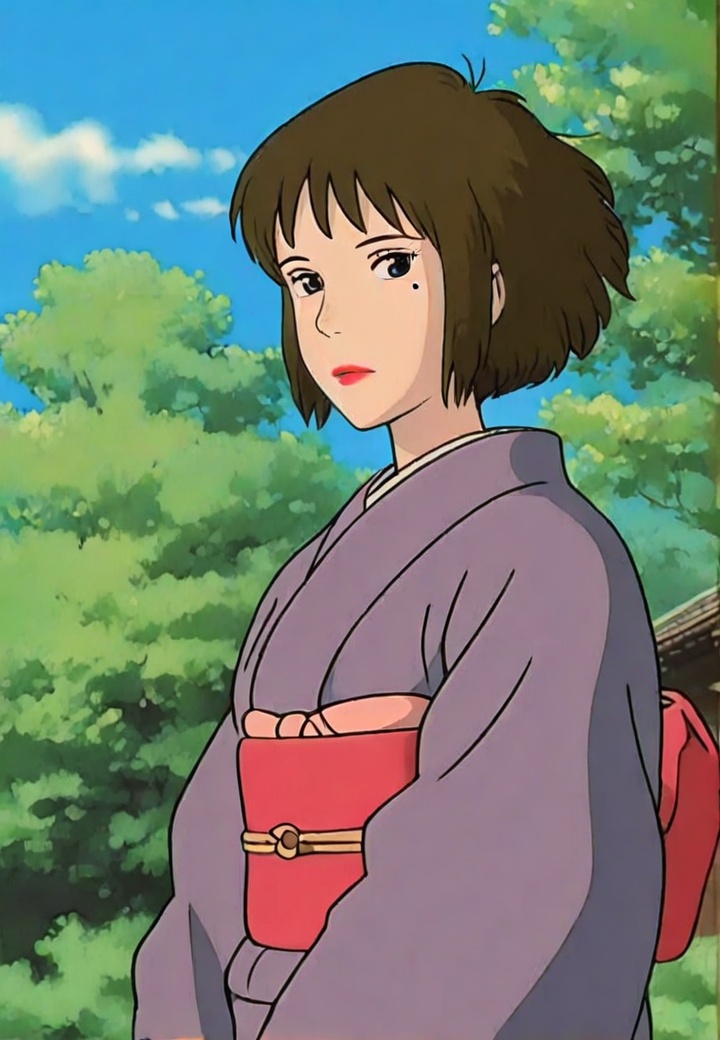 studio_ghibli,  1girl,  japanese clothes on Tensor.Art