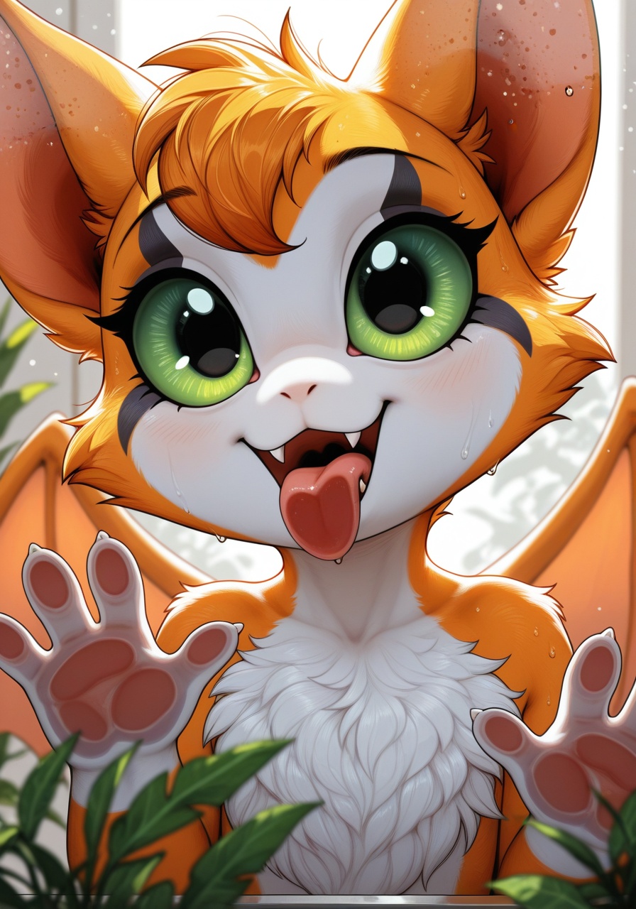 solo furry,  fidget \(elysian tail\),  nimbat on Tensor.Art