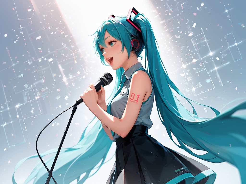 good_hands,  1girl,  hatsune miku on Tensor.Art