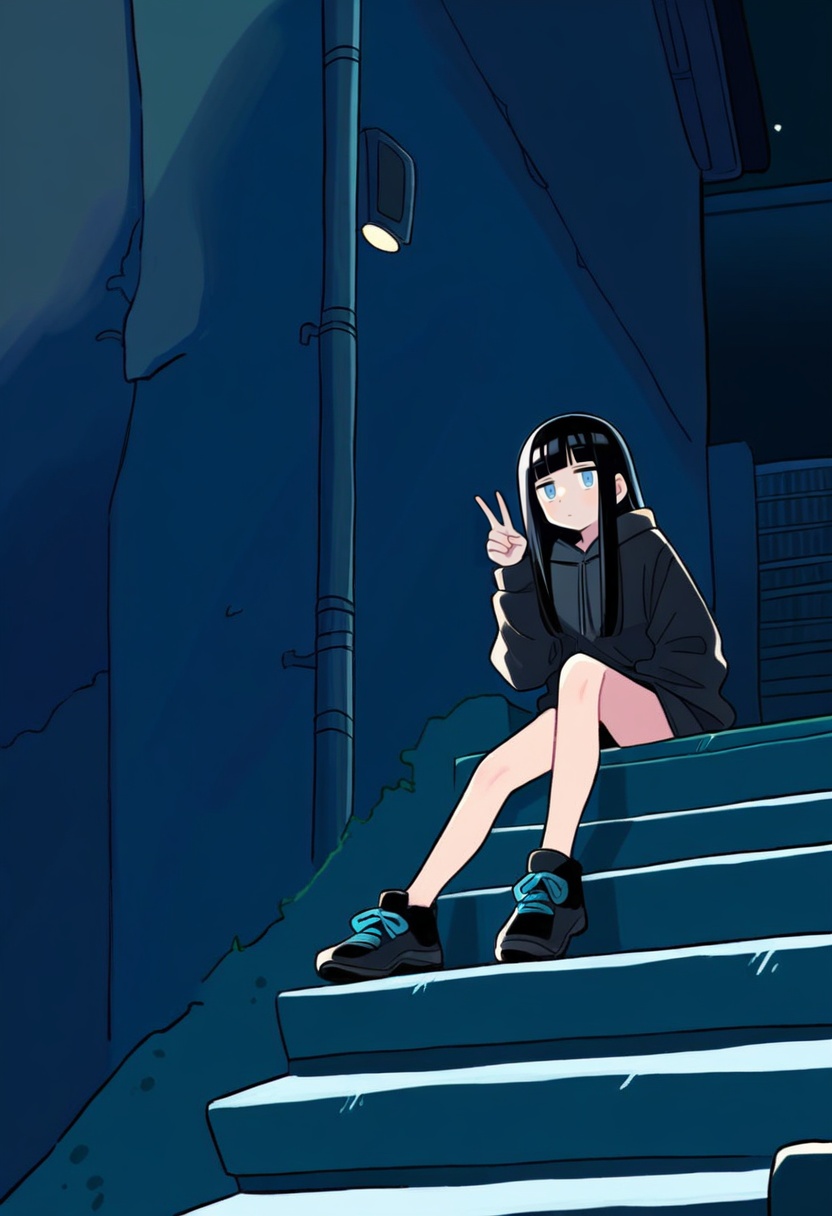 1girl,  solo,  long hair on Tensor.Art