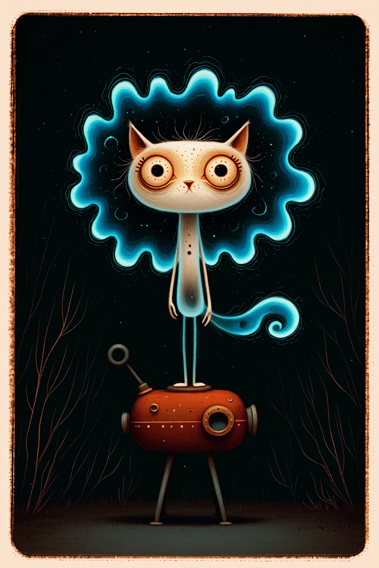 solo,  anthro cat,  cat ears on Tensor.Art