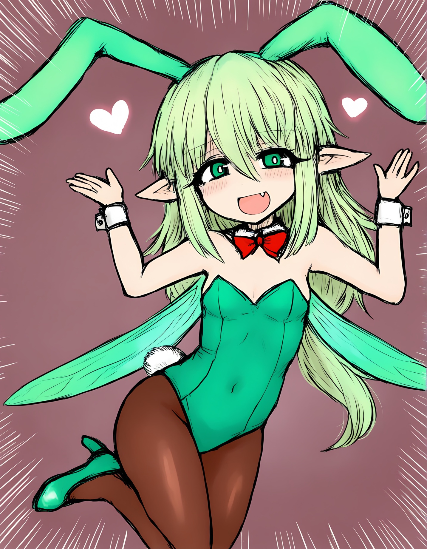 sushi yuusha toro,  1girl,  green wings on Tensor.Art