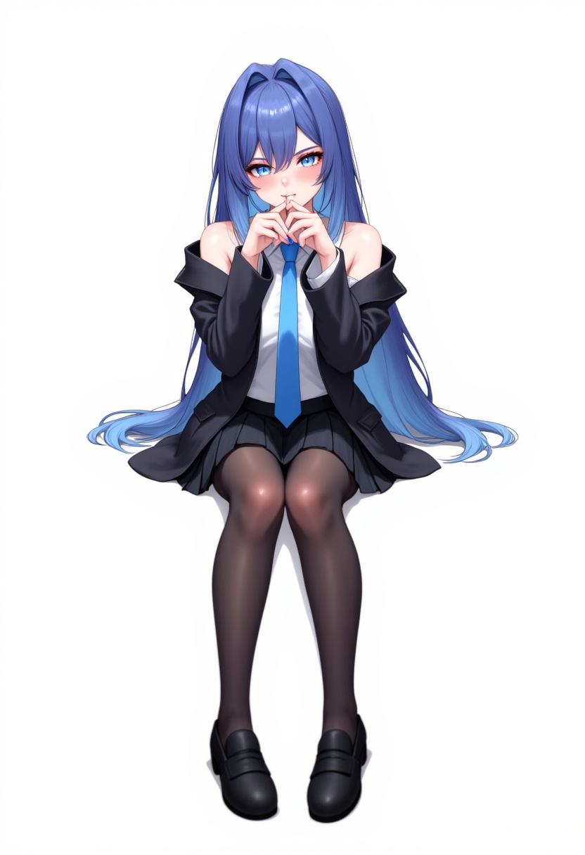 ouro_kronii_flux,  1girl,  :3 on Tensor.Art