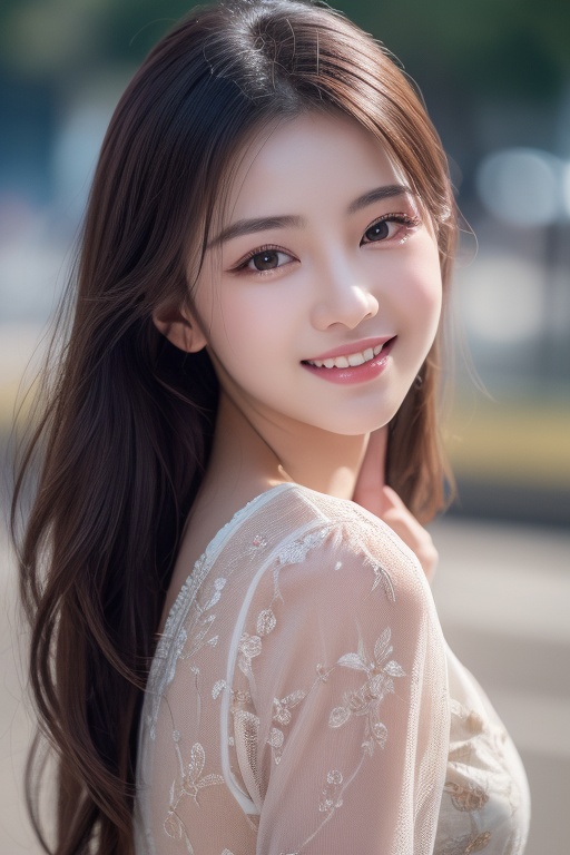 DSLR,(Good structure),HDR,UHD,8K,A real person,Highly detailed,best quality,masterpiece,1girl,realistic,Highly detailed,(EOS R8, 50mm, F1.2, 8K, RAW photo:1.2),ultra realistic 8k,(best illumination, best shadow, extremely delicate and beautiful),(official art, beautiful and aesthetic:1.2),solo,1girl,Wind,flowing hair,kind smile,pose for picture,Dynamic pose,looking_at_viewer,(perfect body),upper_body,Beauty,best quality,super detail,fine detail,high resolution,8K wallpaper,perfect dynamic composition,beautiful detailed eye,1 girl,liuyifei,chineseclothes,