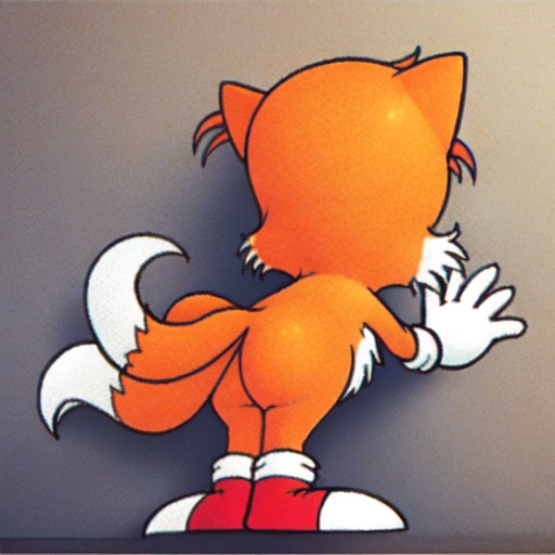 Classic Tails,  butt,  cute on Tensor.Art