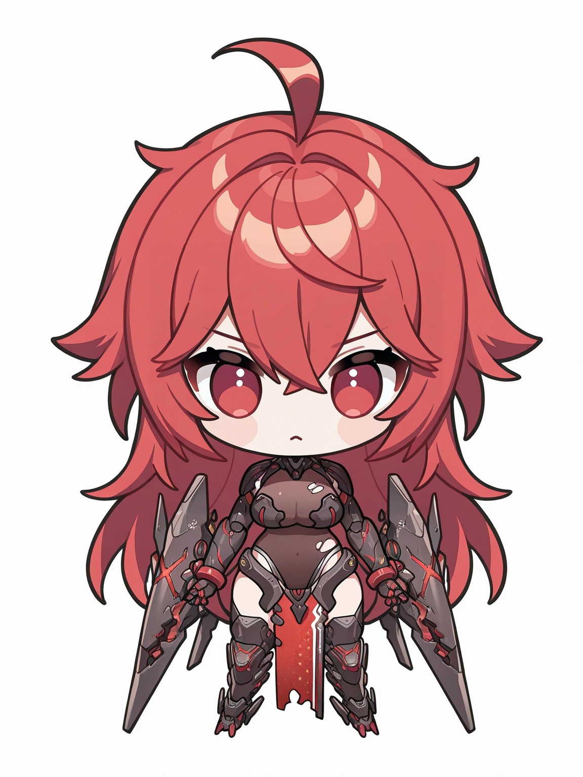1girl,  solo,  chibi on Tensor.Art
