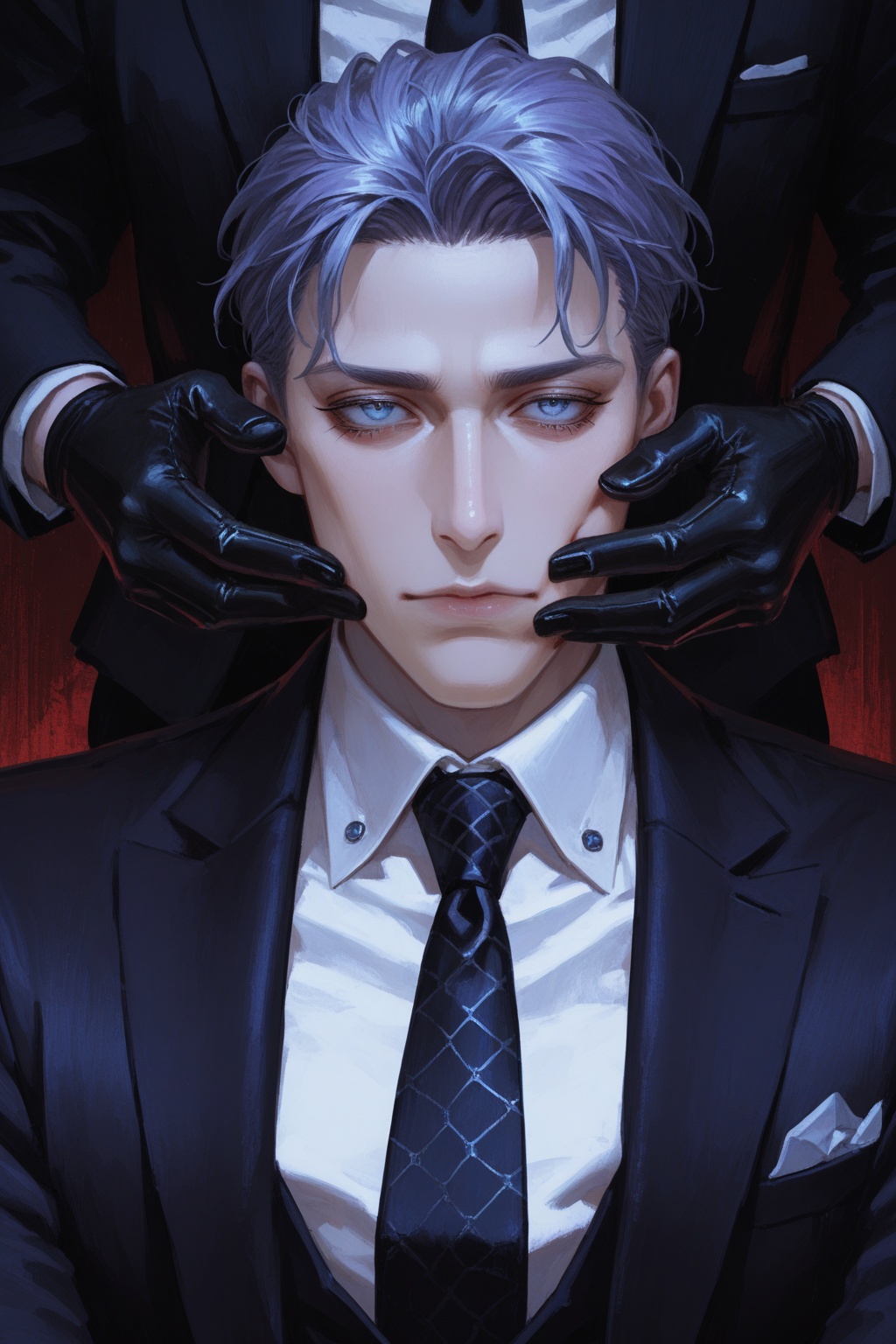 kira_yoshikage,  1boy,  gloves on Tensor.Art
