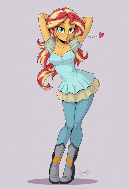 masterpiece,  best quality,  sunset shimmer on Tensor.Art