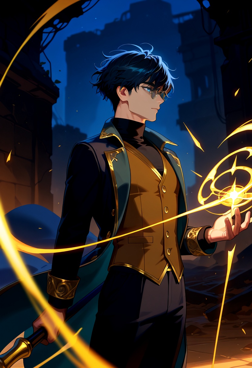 masterpiece,  best quality,  1boy on Tensor.Art