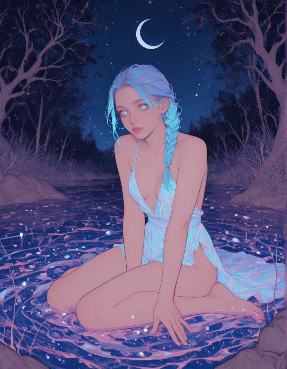 faux traditional media,  niji style,  pastel colors on Tensor.Art