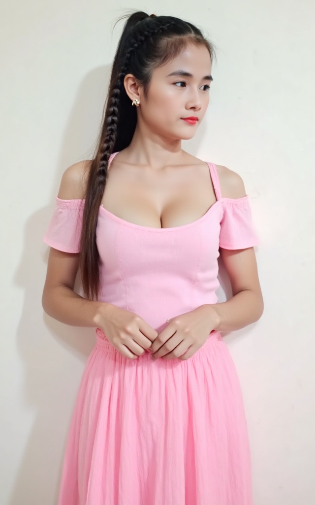 KarenDev,  half-body shot,  sideview on Tensor.Art