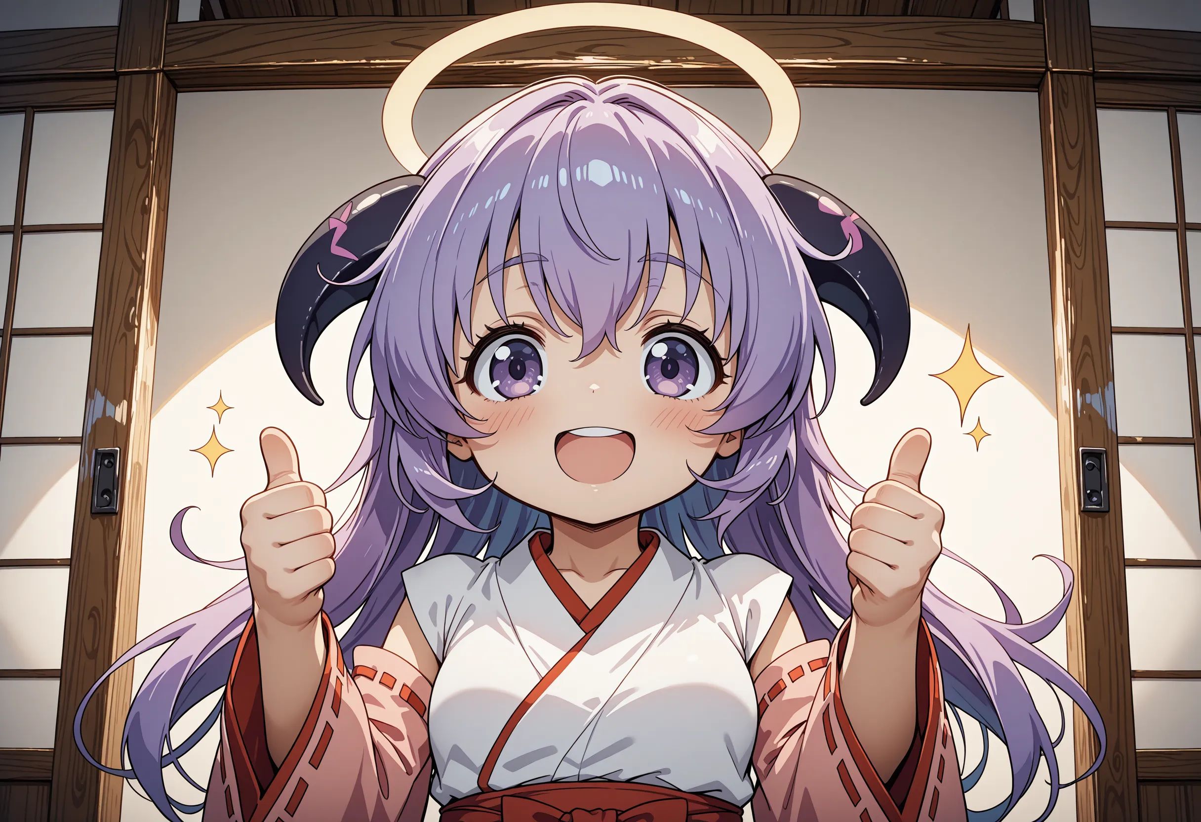 1girl,  hanyuu,  happy on Tensor.Art