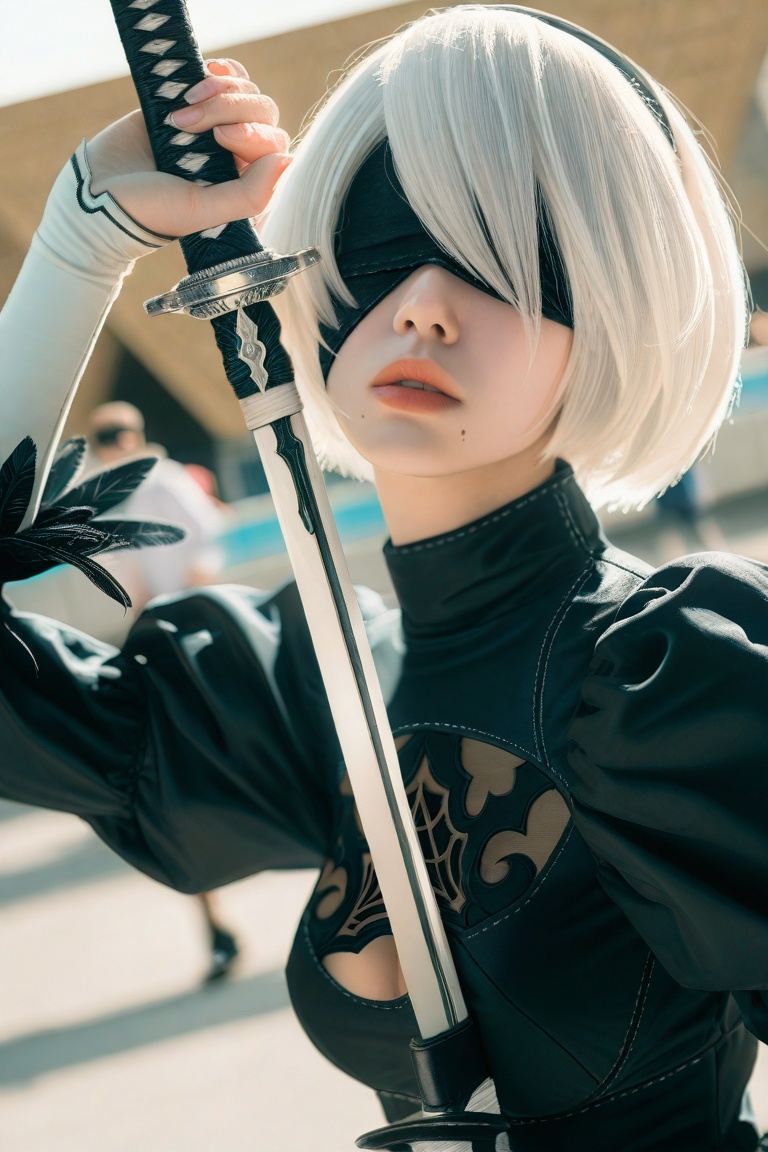1girl,  2b \(nier:automata\),  nier \(series\) on Tensor.Art