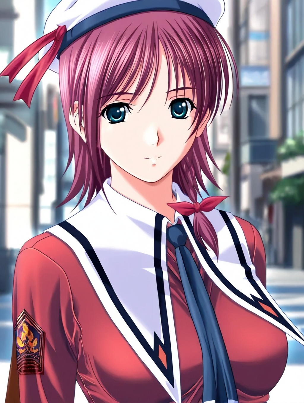naruse yuna,  scd2 school uniform,  1girl on Tensor.Art