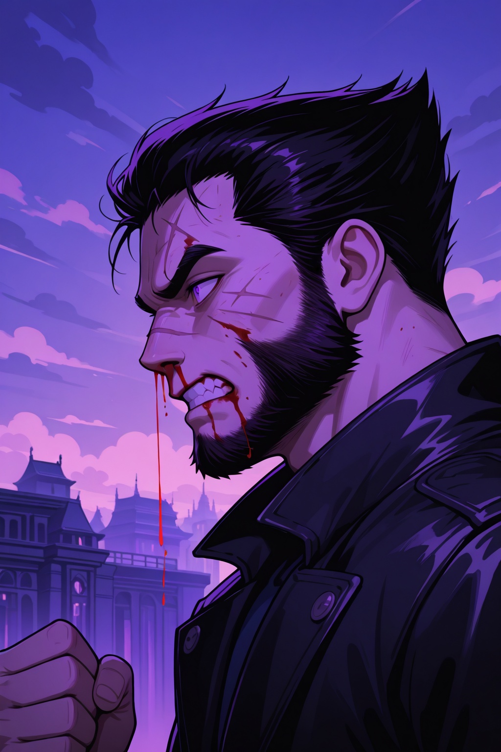 1boy,  portrait,  wolverine \(x-men\) on Tensor.Art