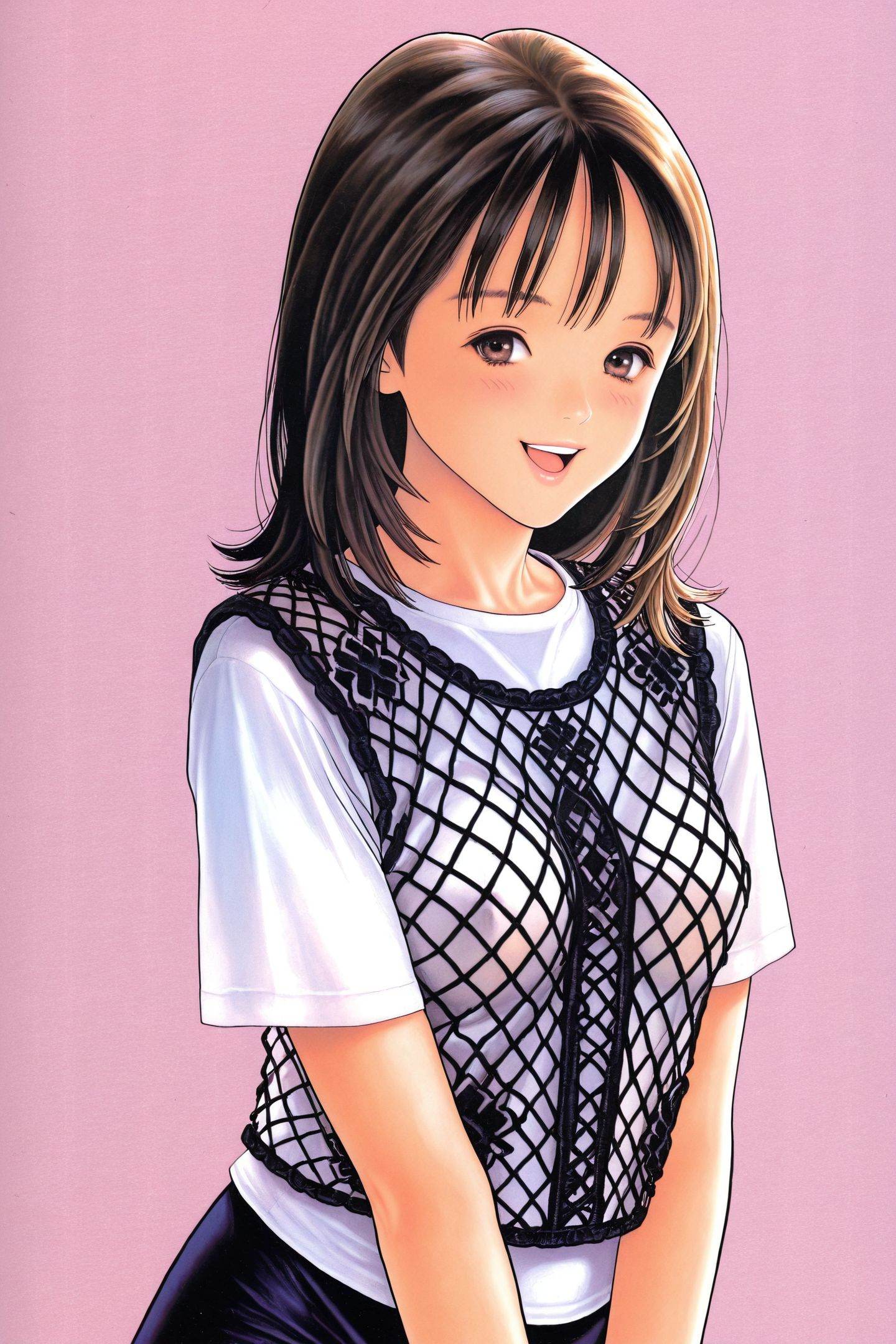 Katsura Masakazu Style,  1girl,  solo on Tensor.Art