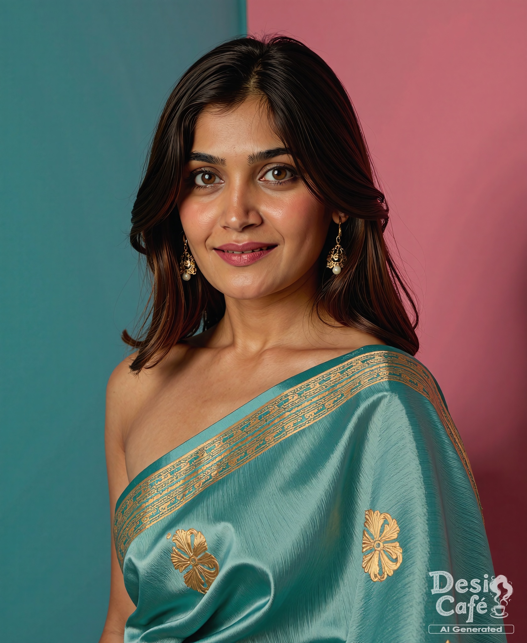 cowboy shot photo of Isha Keskar woman,  hyper realistic photo that is safe for work,  studio quality image with natural c...