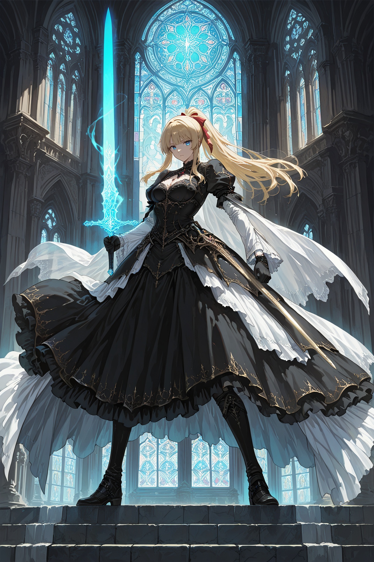 1girl,  blonde hair,  blue eyes on Tensor.Art