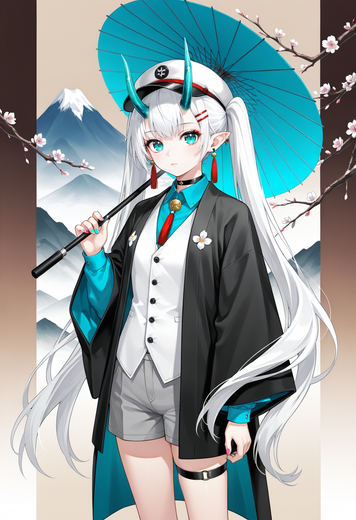 1girl,  original,  aqua eyes on Tensor.Art