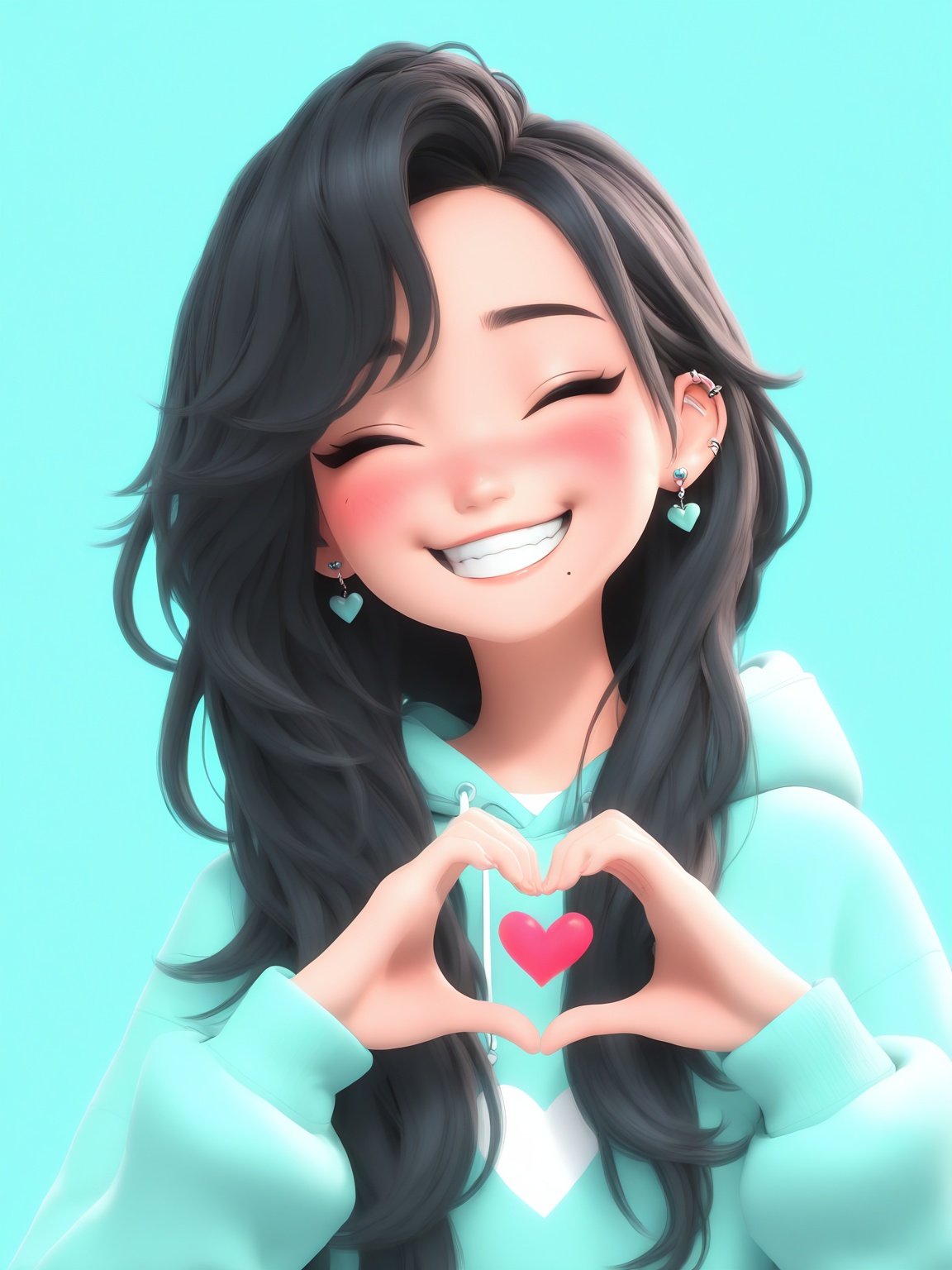 3D,  Cartoon,  1girl on Tensor.Art