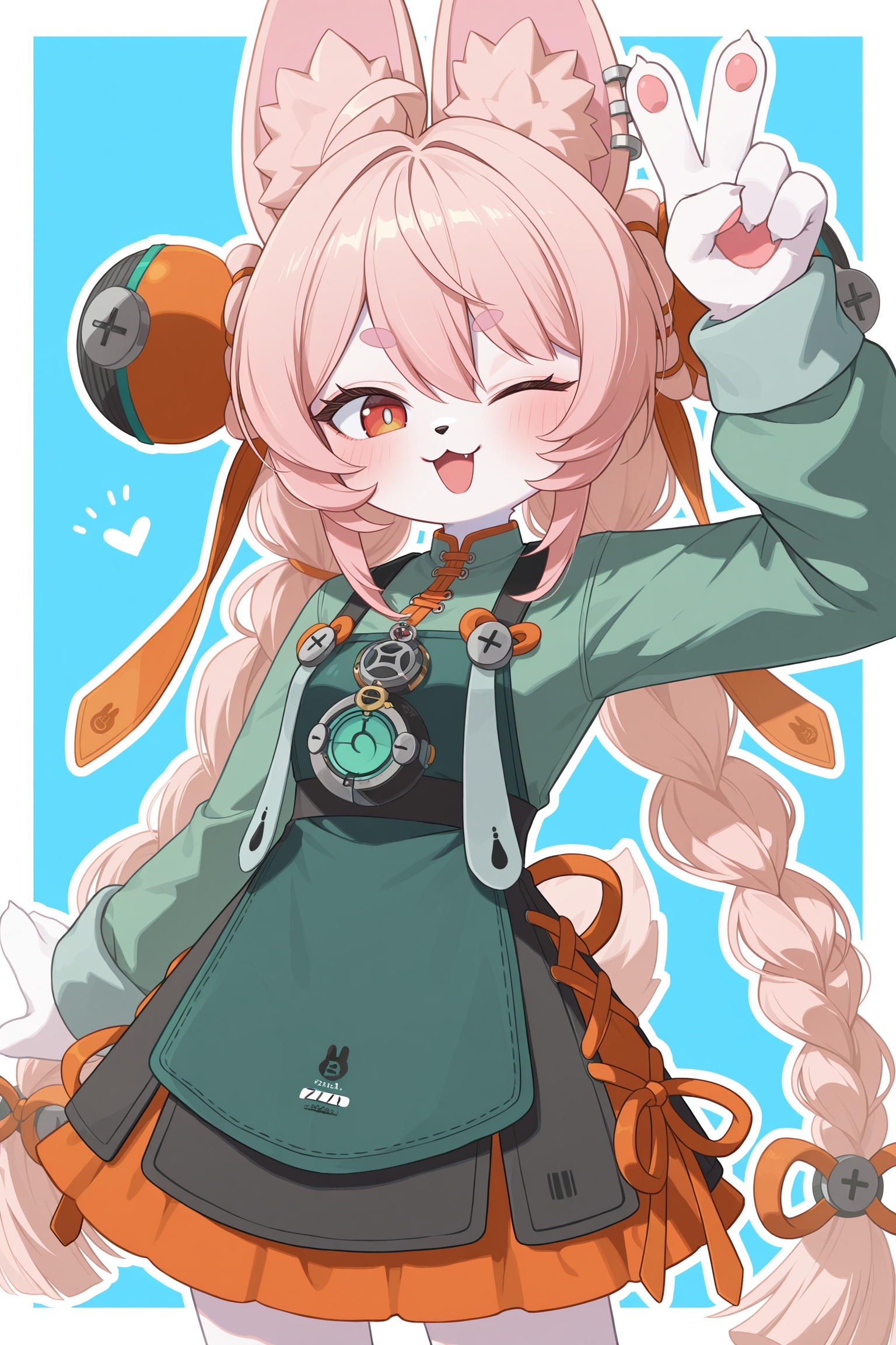 zhao (Zenless Zone Zero),  furry female,  solo on Tensor.Art
