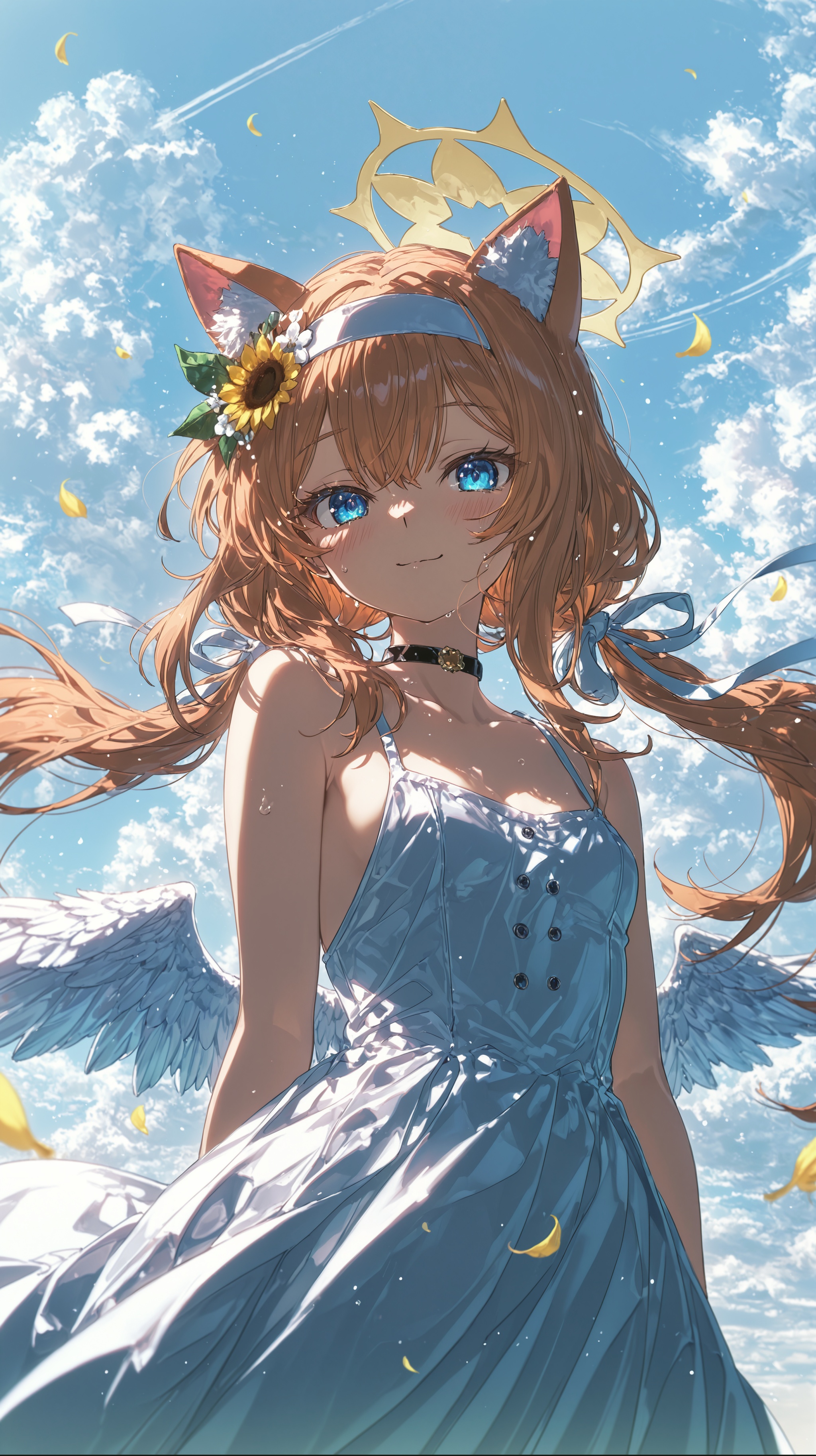 mari \(blue archive\),  animal ears,  bare arms on Tensor.Art