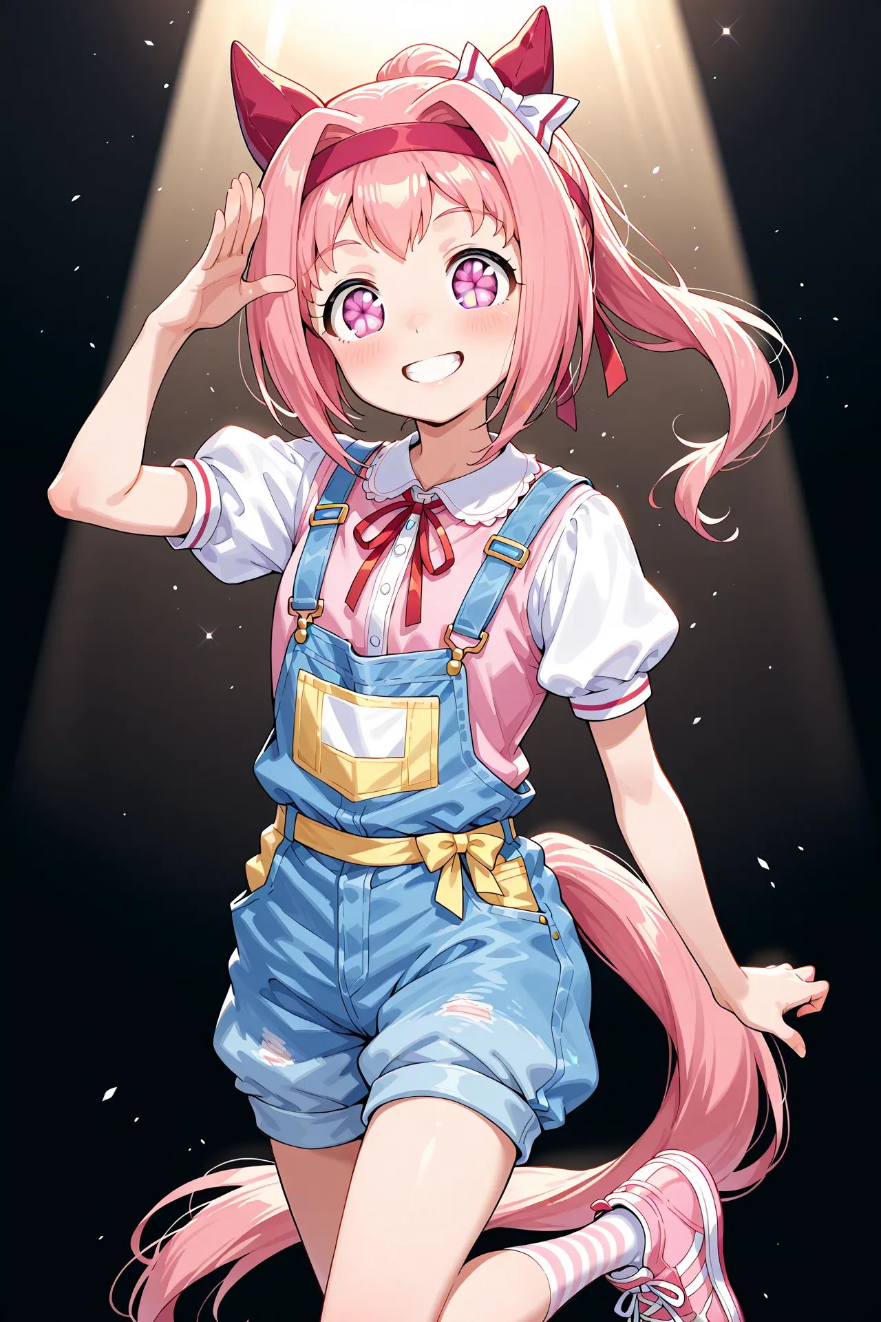 haru urara \(umamusume\),  horse girl,  horse tail on Tensor.Art