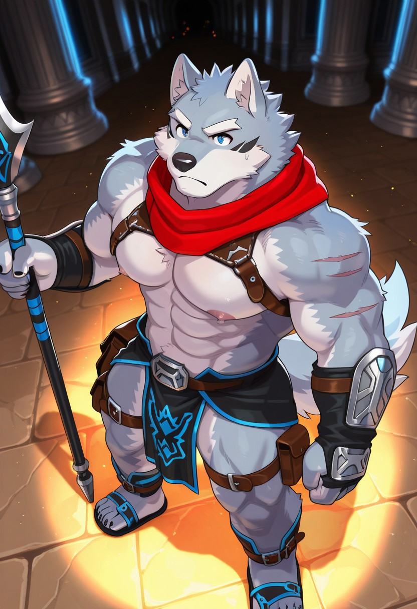 HakumaCS,  solo,  furry on Tensor.Art