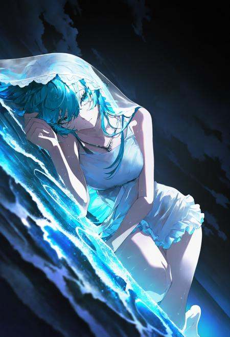 hatsune miku,  blue hair,  blue eyes on Tensor.Art
