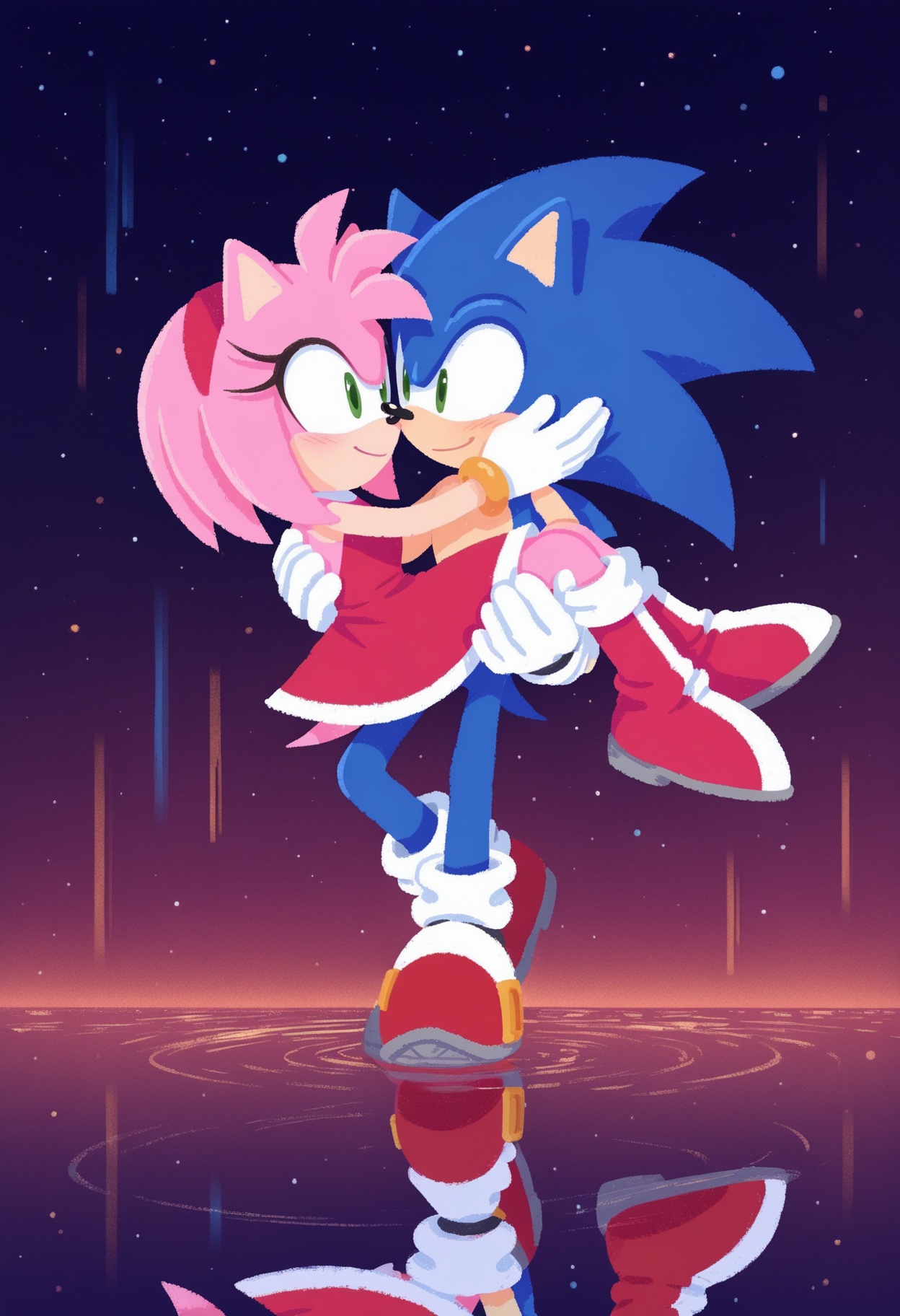 sonic (series),  1girl,  1boy on Tensor.Art