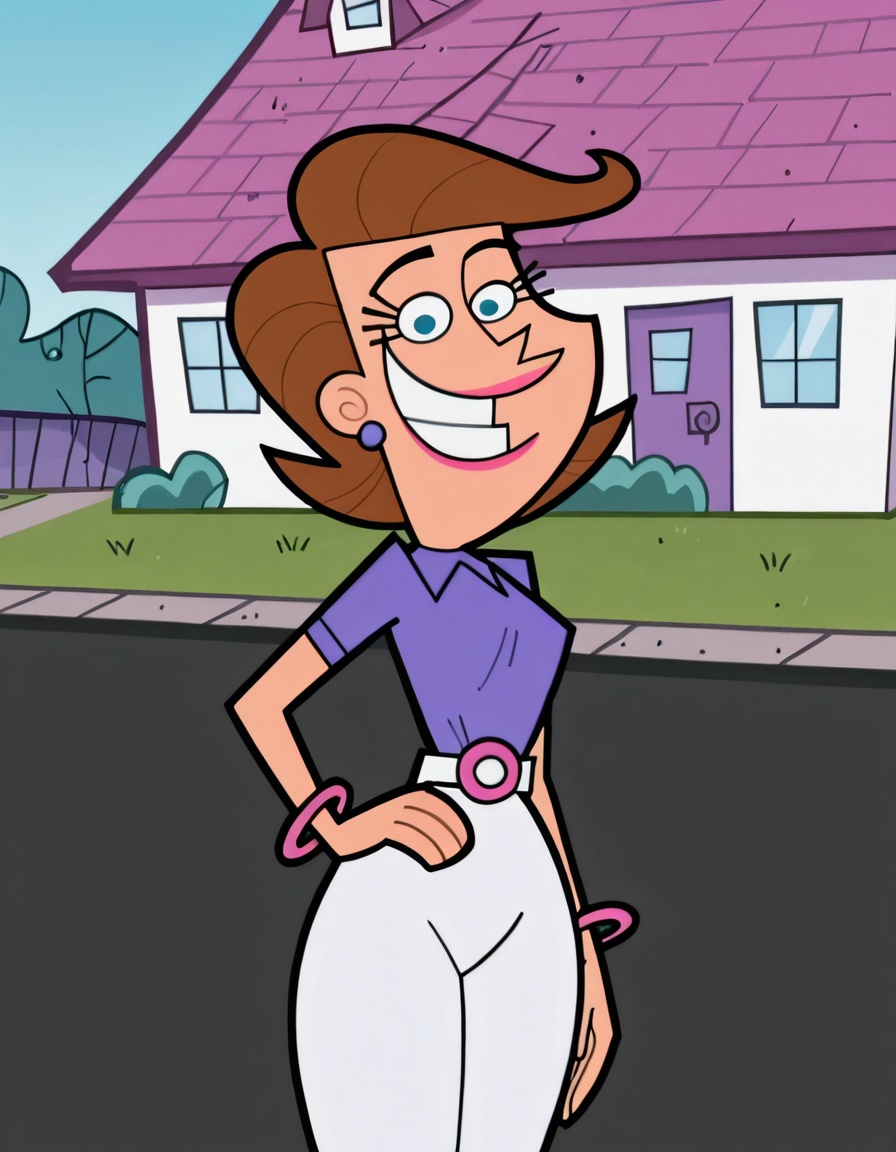 timmymom,  brown hair,  jewelry on Tensor.Art