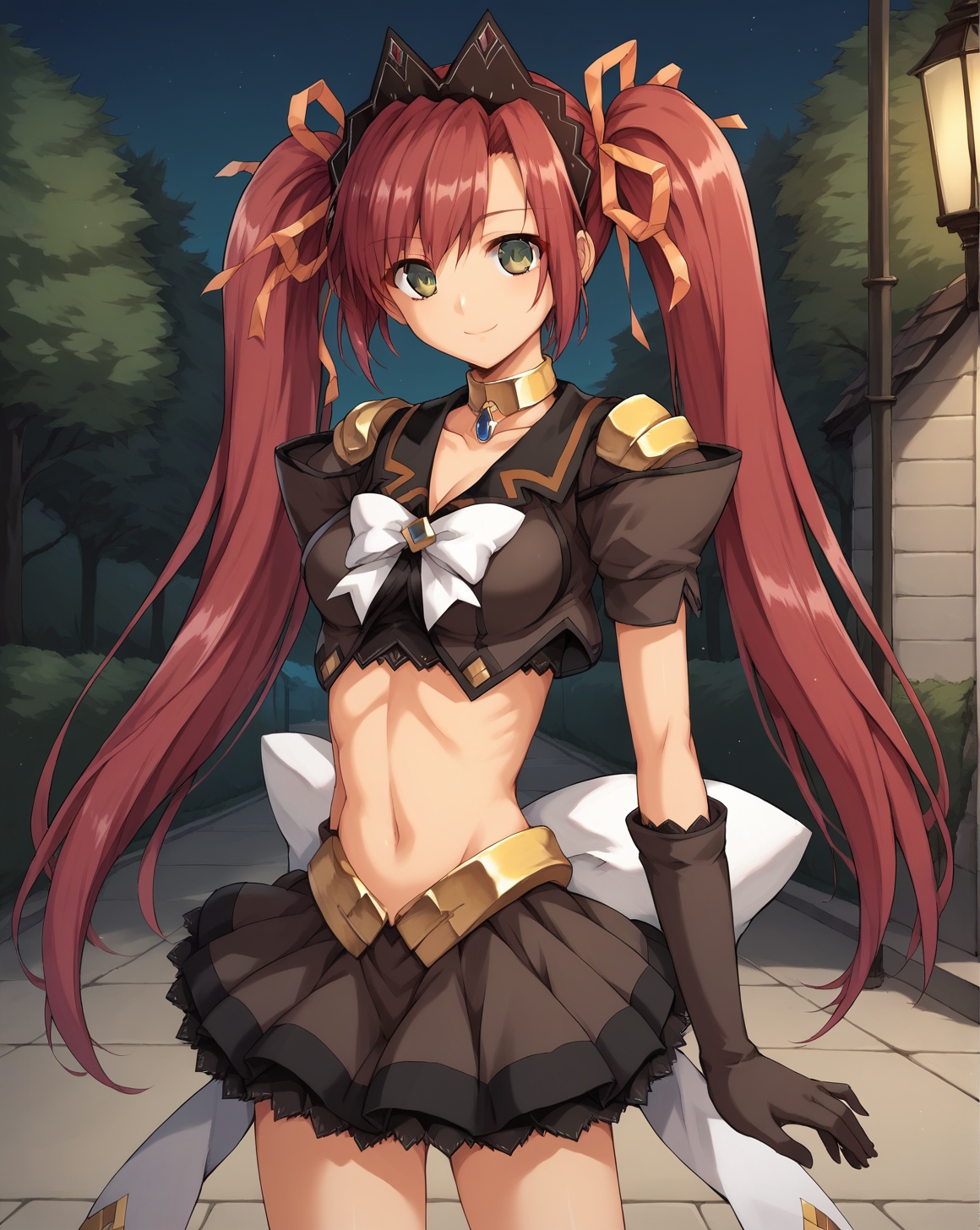 sweet passion,  green eyes,  twintails on Tensor.Art