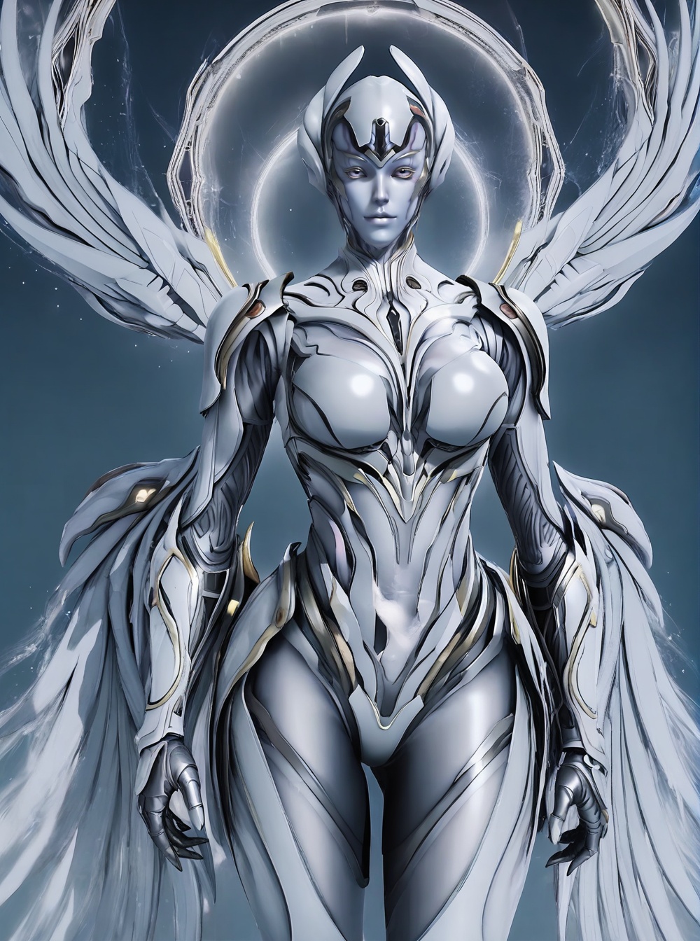alien,  angel wings,  armor on Tensor.Art