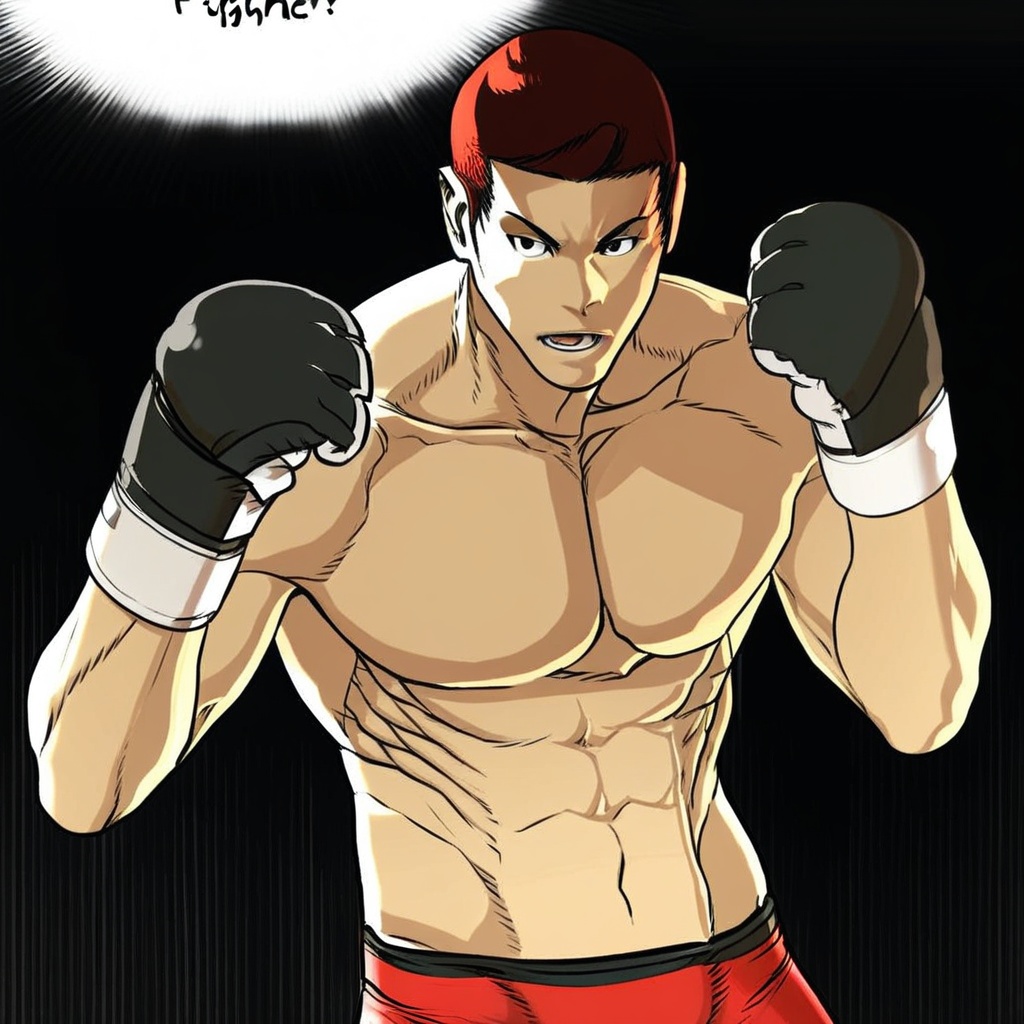 jacket,  topless male,  gloves on Tensor.Art