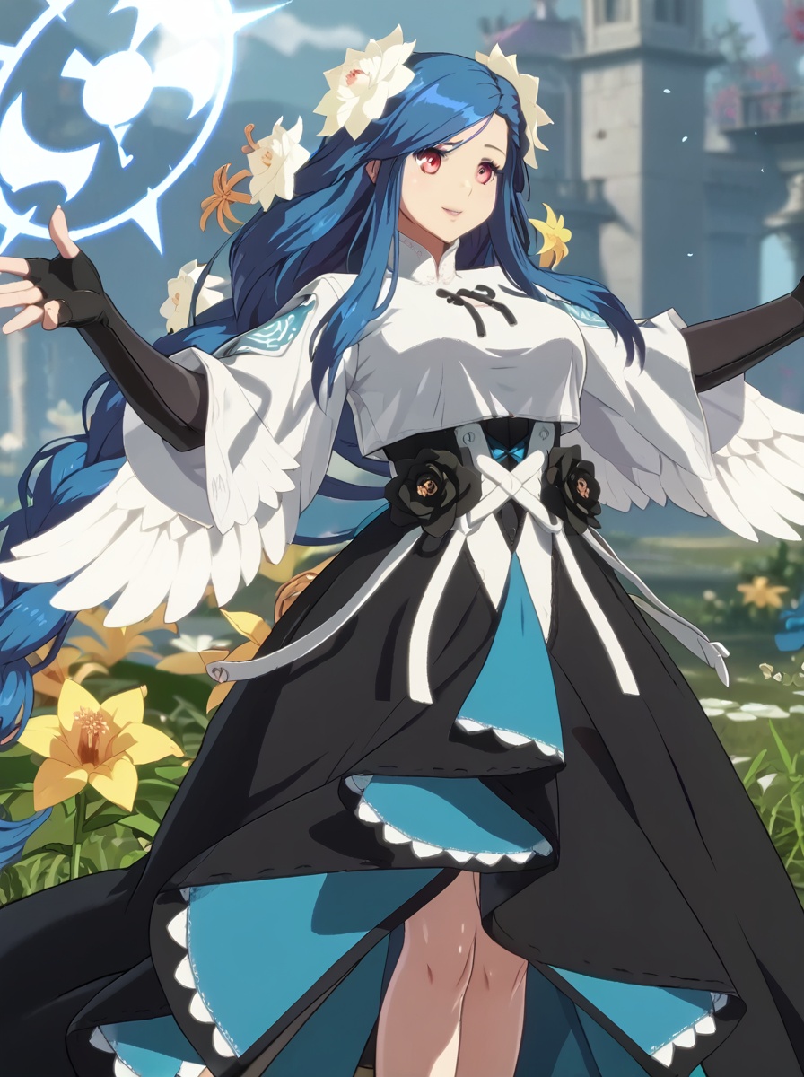 detailed background,  shiny skin,  posing on Tensor.Art