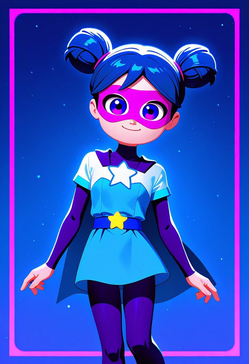 starbeam,  1girl,  superhero on Tensor.Art