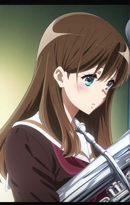 hibike kuroe mayu,  1girl,  kitauji high school uniform on Tensor.Art