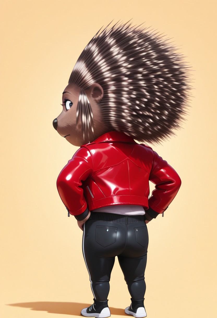 solo,  ashporcupine,  standing on Tensor.Art