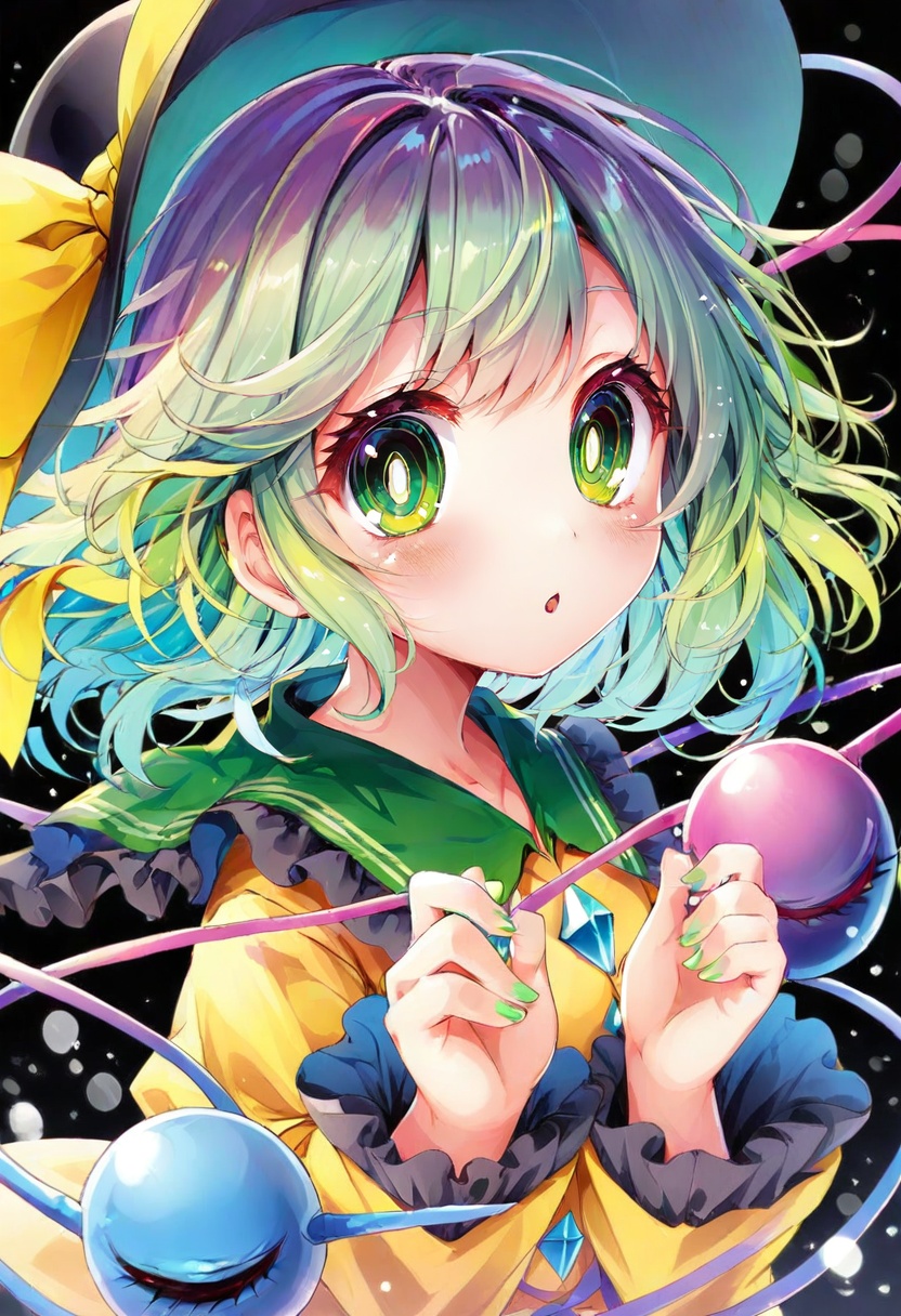 1girl,  komeiji koishi,  touhou on Tensor.Art