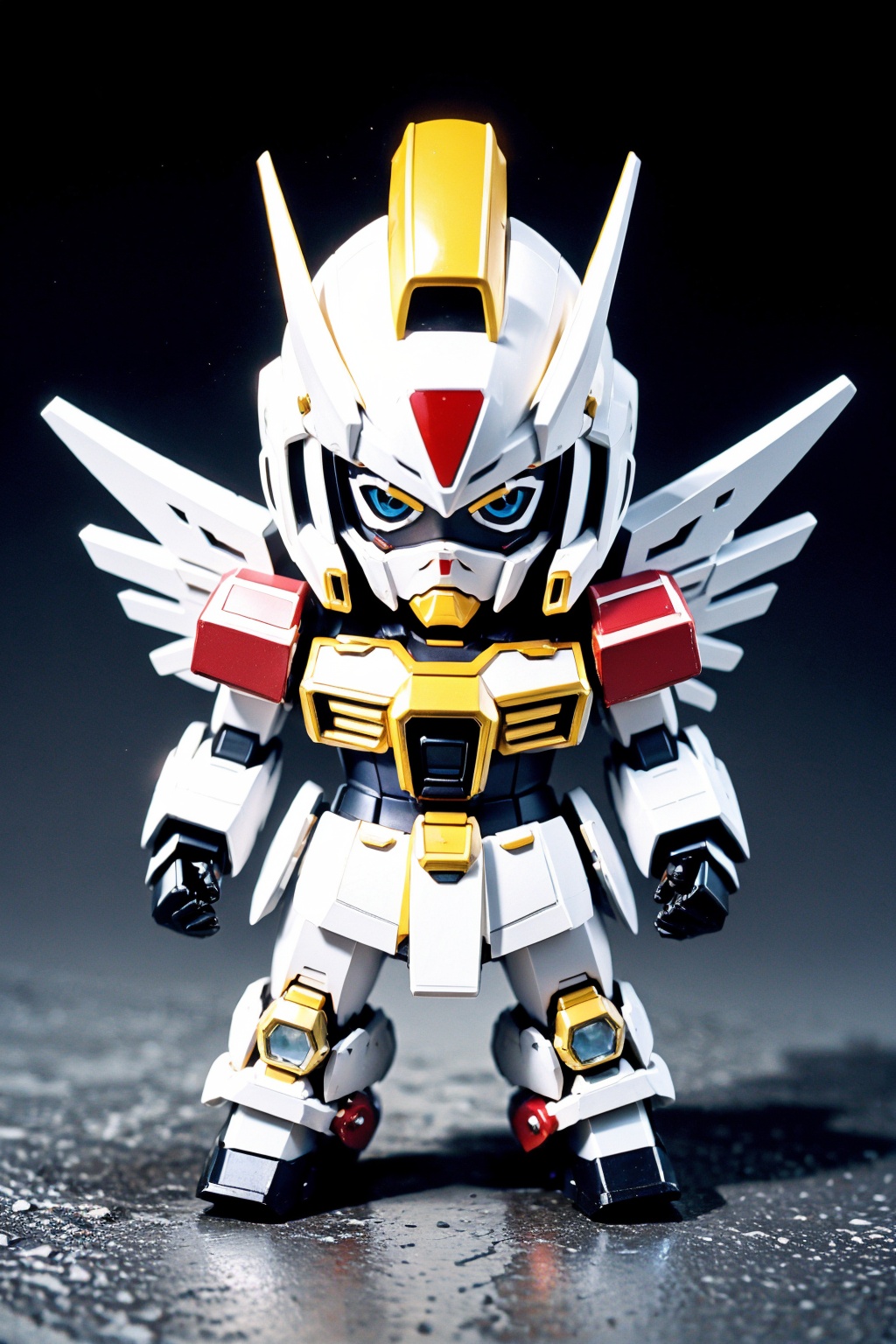 gundam, wings, chibi