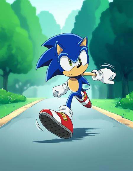 sonicx_style BREAK 1boy,  Sonic the Hedgehog,  solo on Tensor.Art